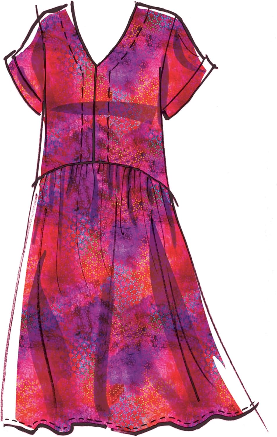 McCall's Easy to Make Misses' Sun Dresses Sewing Pattern Packet, Design Code M8281, Sizes XS-S-M-L-XL-XXL, Multicolor - Image 5